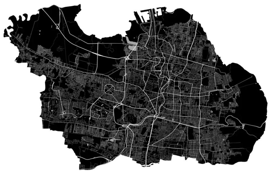 Map of Surabaya